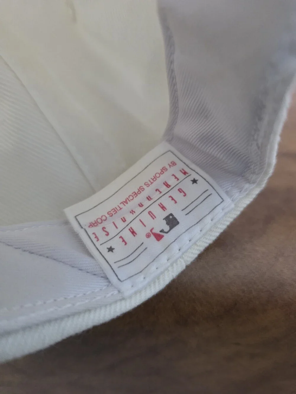 VTG Genuine Merchandise White/Navy Boston Red Sox Baseball Cap One Size
